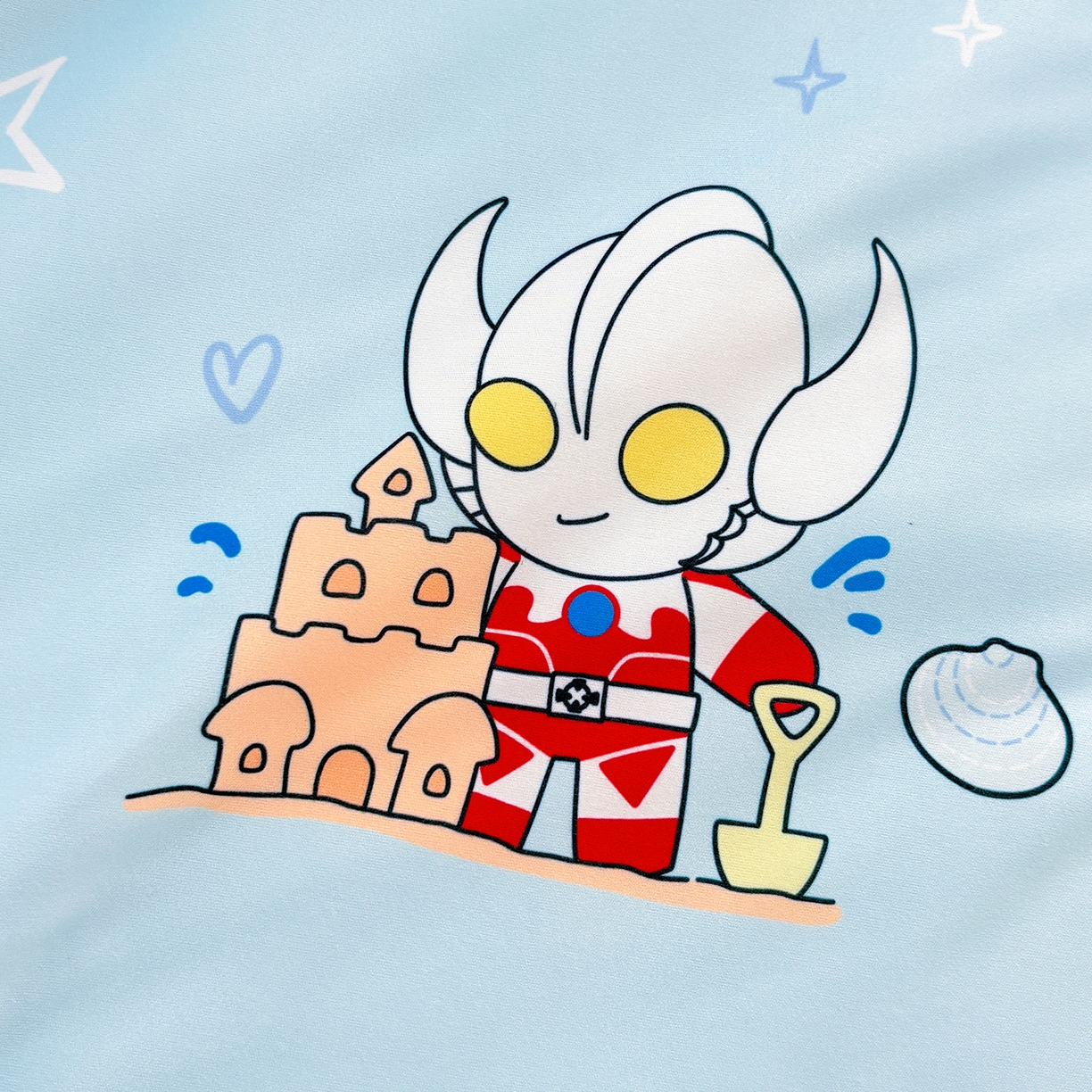 91家纺网 家纺一手货源 找家纺 恒畅 2026新款A类正版授权（含氨）卡通针织棉3D凉感豆豆夏被夏凉被 奥特曼城堡