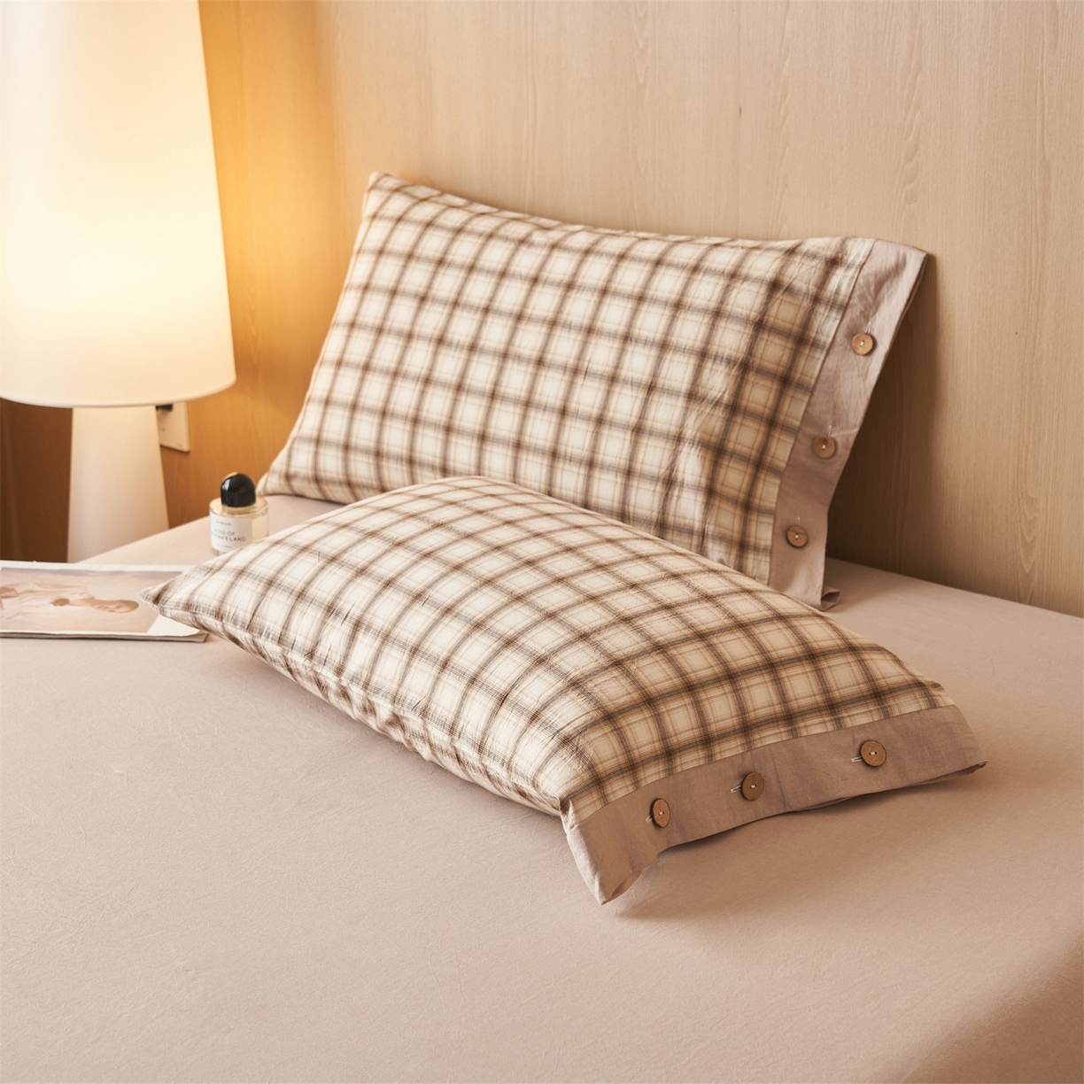 91家纺网 家纺一手货源 找家纺 恬思语家纺 2026春夏新款全棉加密色织棉花夏凉被夏被四件套-美拉德系列 米兰