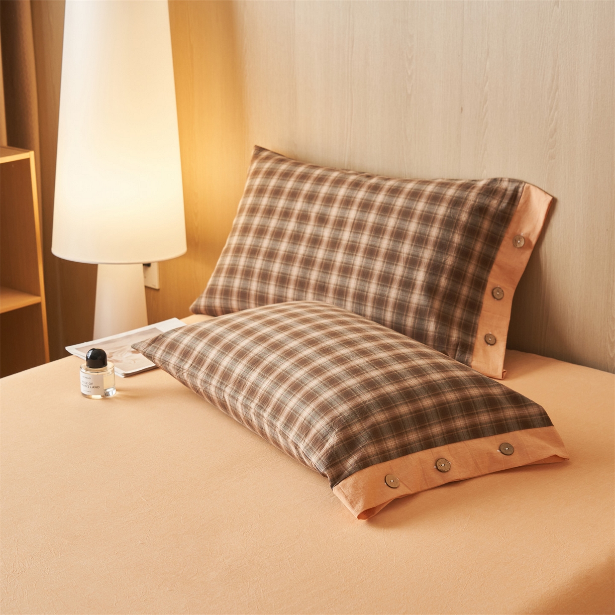 91家纺网 家纺一手货源 找家纺 恬思语家纺 2026春夏新款全棉加密色织棉花夏凉被夏被四件套-美拉德系列 云柚咖