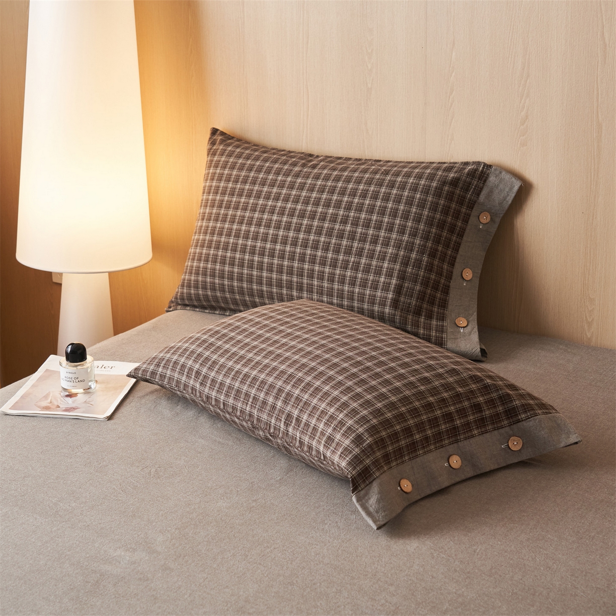 91家纺网 家纺一手货源 找家纺 恬思语家纺 2026春夏新款全棉加密色织棉花夏凉被夏被四件套-美拉德系列 莫奈灰