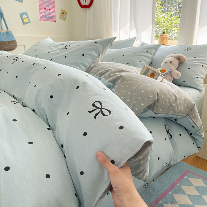 91家纺网 家纺一手货源 找家纺 （总）首尔家纺 2026新款全棉纯棉小清新四件套