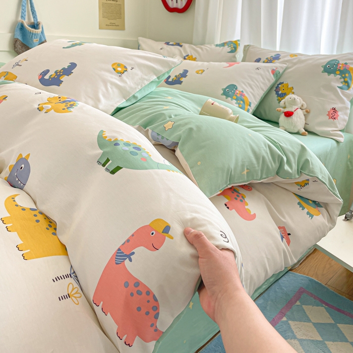 91家纺网 家纺一手货源 找家纺 （总）首尔家纺 2026新款全棉纯棉小清新四件套