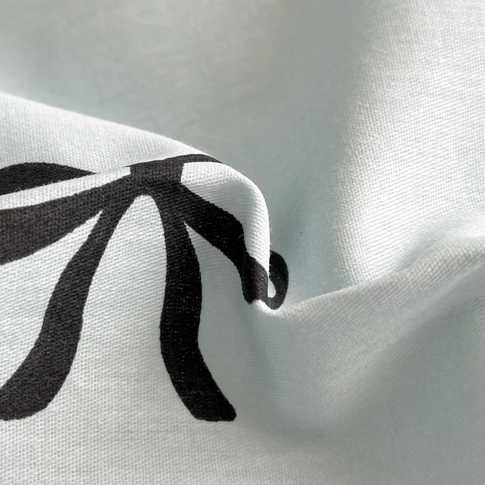 91家纺网 家纺一手货源 找家纺 首尔家纺 2026新款全棉纯棉小清新四件套 波点蝴蝶结