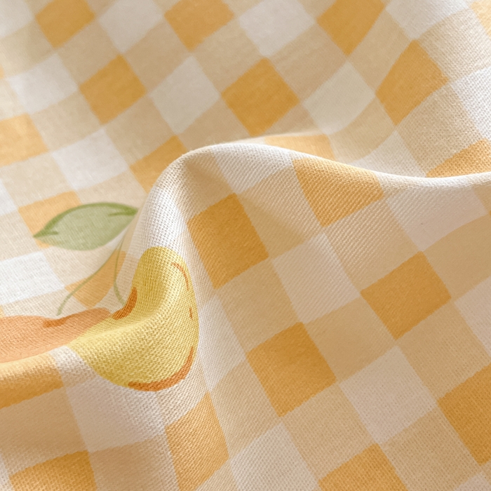 91家纺网 家纺一手货源 找家纺 首尔家纺 2026新款全棉纯棉小清新四件套 丰收季节