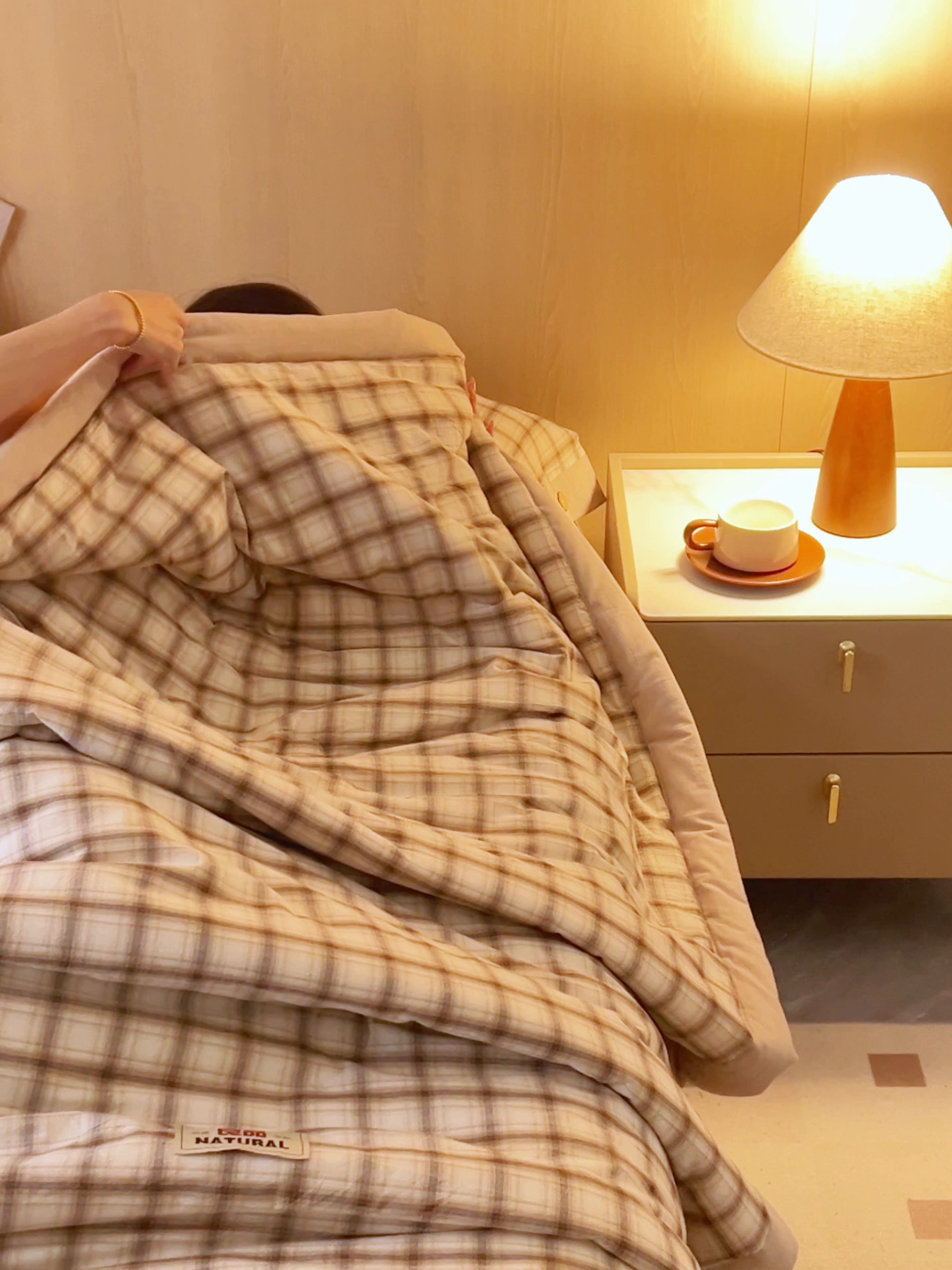 91家纺网 家纺一手货源 找家纺 恬思语家纺 2026春夏新款全棉加密色织棉花夏凉被夏被四件套-美拉德系列 米兰