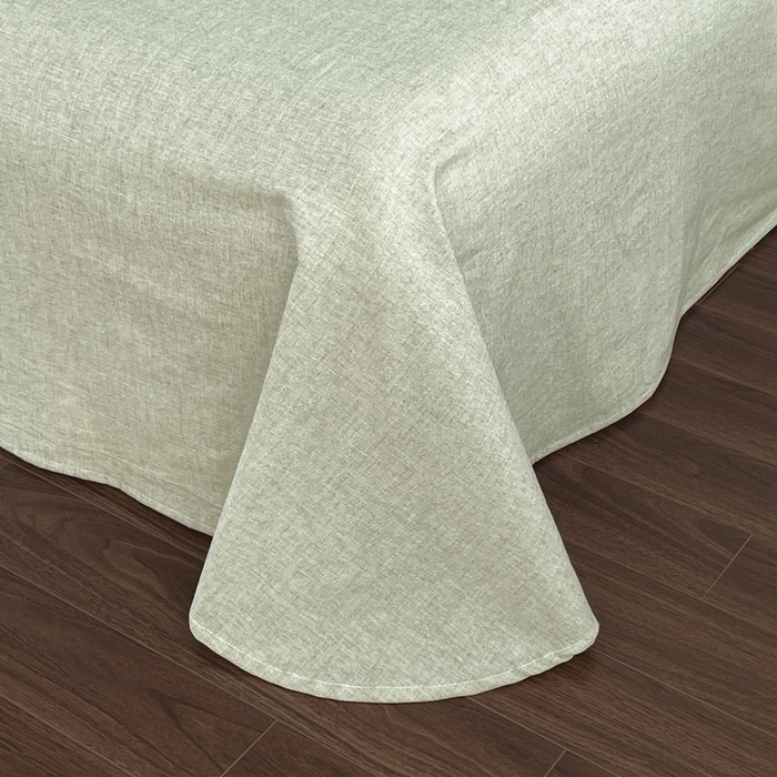 91家纺网 家纺一手货源 找家纺 慕晨 2026新款天丝莱赛尔棉麻数码印色织花边夏被四件套高级田园美式直播热款 素偶