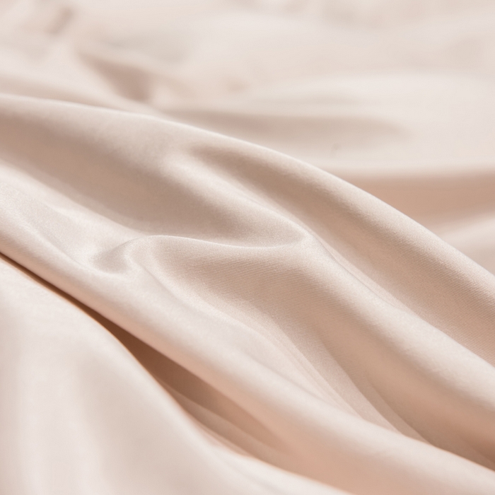 91家纺网 家纺一手货源 找家纺 绒世界 2026新款水洗真丝盛夏系列四件套单被套四件套 粉玉香槟