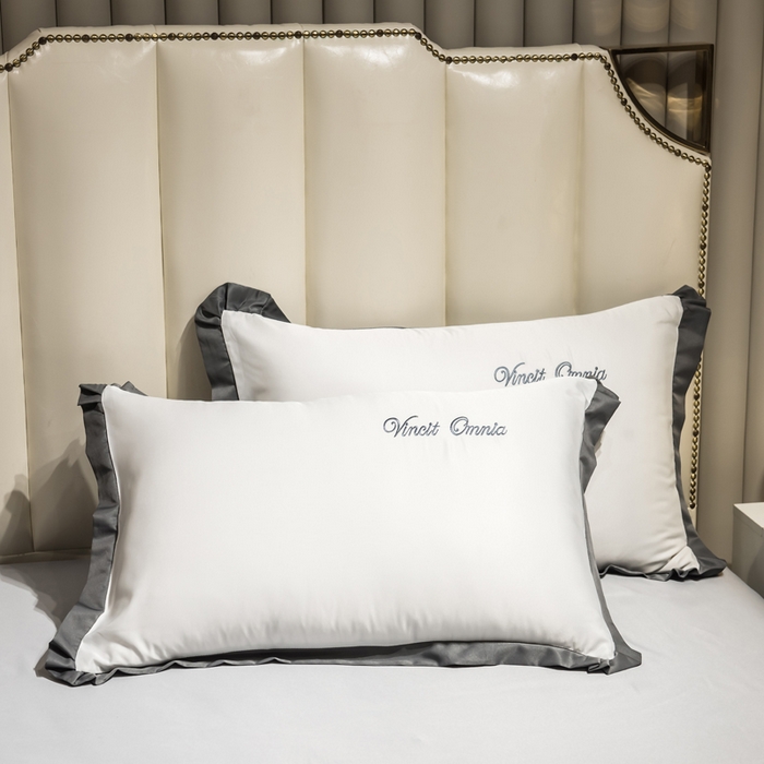 91家纺网 家纺一手货源 找家纺 绒世界 2026新款水洗真丝盛夏系列四件套单被套四件套 珍珠白