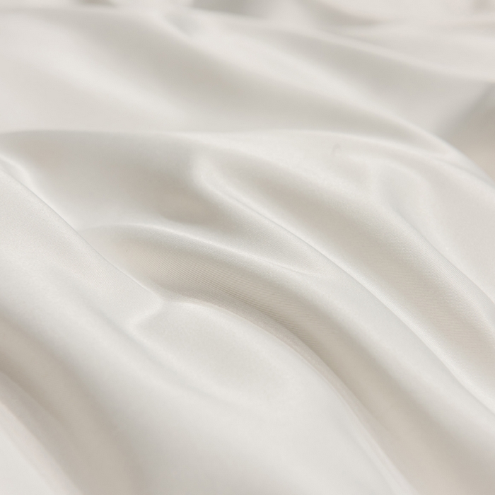 91家纺网 家纺一手货源 找家纺 绒世界 2026新款水洗真丝盛夏系列四件套单被套四件套 珍珠白