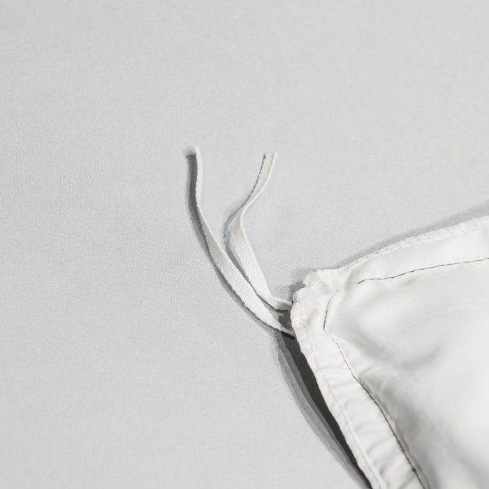 91家纺网 家纺一手货源 找家纺 绒世界 2026新款水洗真丝盛夏系列四件套单被套四件套 珍珠白