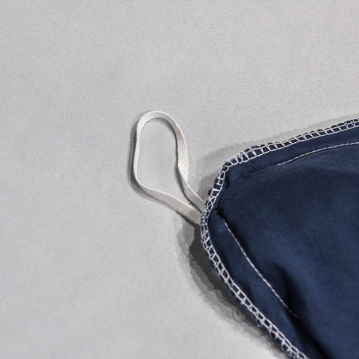 91家纺网 家纺一手货源 找家纺 绒世界 2026新款水洗真丝盛夏系列四件套单被套四件套 宾利蓝