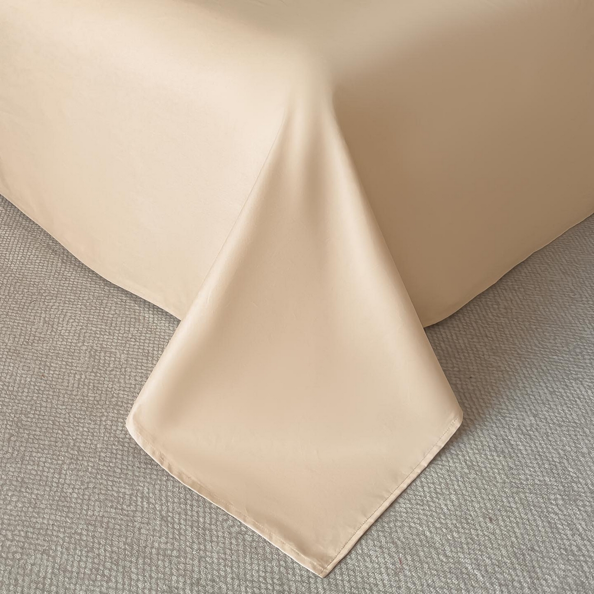 91家纺网 家纺一手货源 找家纺 2026春夏新款全棉提花浮雕四件套 柏拉-白