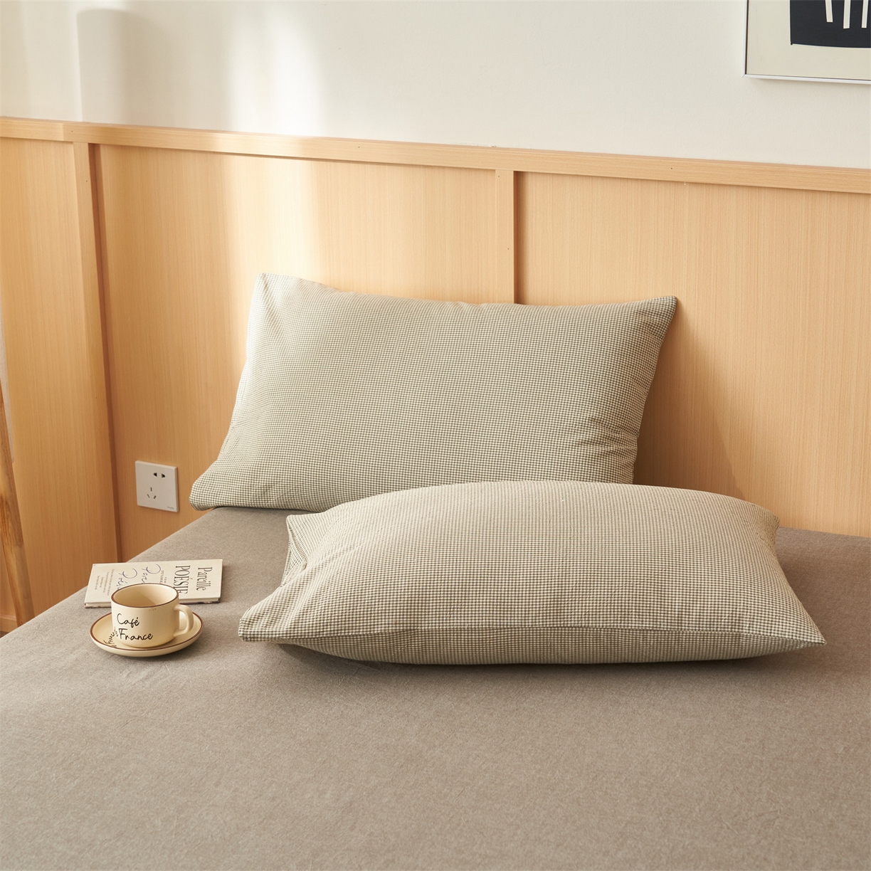 91家纺网 家纺一手货源 找家纺 恬思语家纺 2026春夏新款里外全棉纯棉纯色棉花夏被-百丽系列 百丽-绿