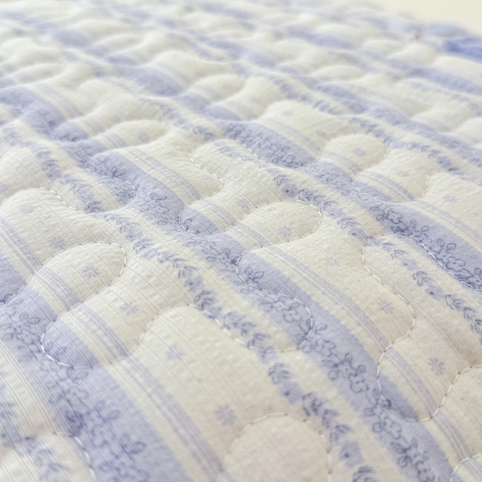 91家纺网 家纺一手货源 找家纺 999家纺 2026新款四季跑量款A类云感双层纱床盖床单三件套夹棉榻榻米炕盖(提供买家秀） 条纹象【简约款】