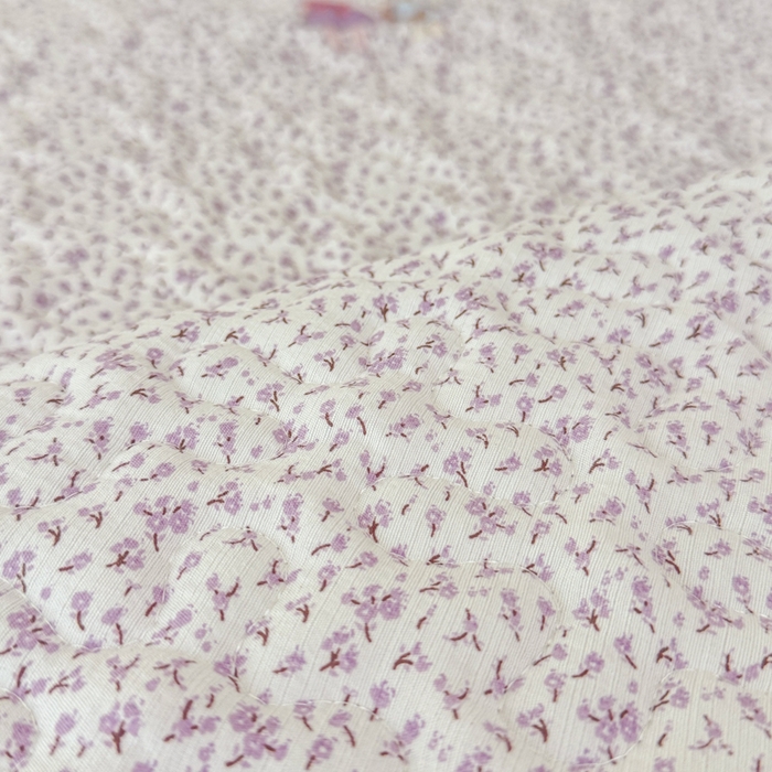 91家纺网 家纺一手货源 找家纺 999家纺 2026新款四季跑量款A类云感双层纱床盖床单三件套夹棉榻榻米炕盖(提供买家秀） 寻梦紫【简约款】