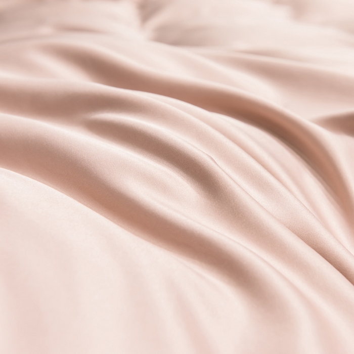 91家纺网 家纺一手货源 找家纺 丝印良品 2026新款水洗真丝盛夏系列四件套单被套四件套 香槟深灰