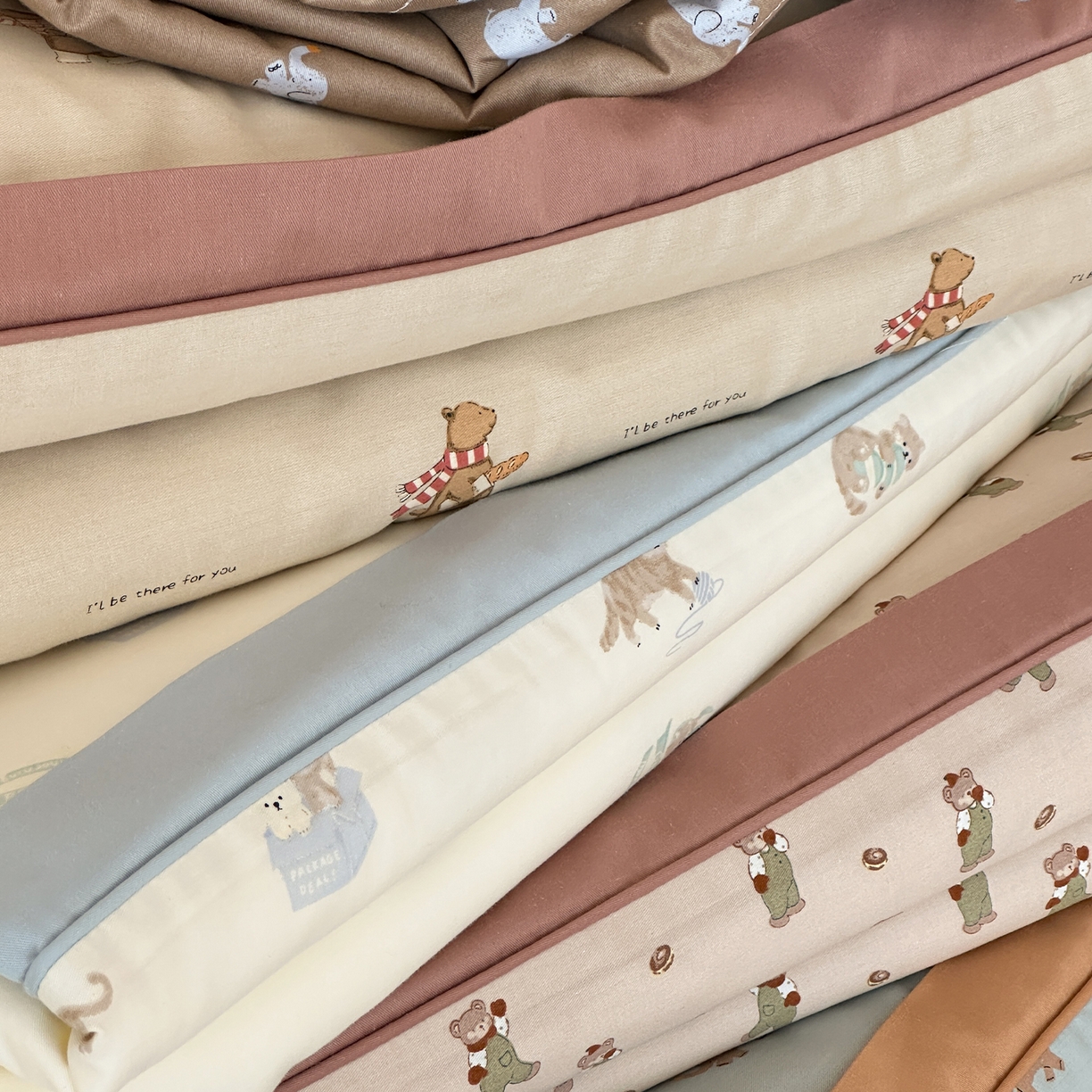 91家纺网 家纺一手货源 找家纺 （总）一加一 2026新款活性印花透气工艺大豆夏被夏凉被空调被四件套-棉花叙