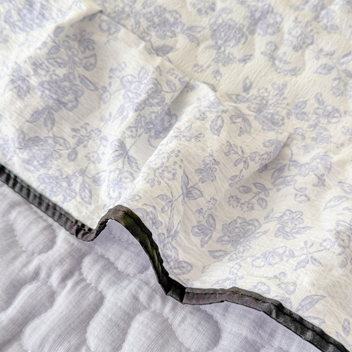 91家纺网 家纺一手货源 找家纺 （总）999家纺 2026新款双层纱花边床盖单件加厚夹棉云感皱皱纱花边床单三件套四季跑量（提供买家秀）