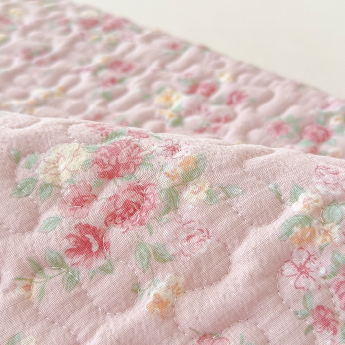 91家纺网 家纺一手货源 找家纺 999家纺 2026新款双层纱花边床盖单件加厚夹棉云感皱皱纱花边床单三件套四季跑量（提供买家秀） 花影【花边款】