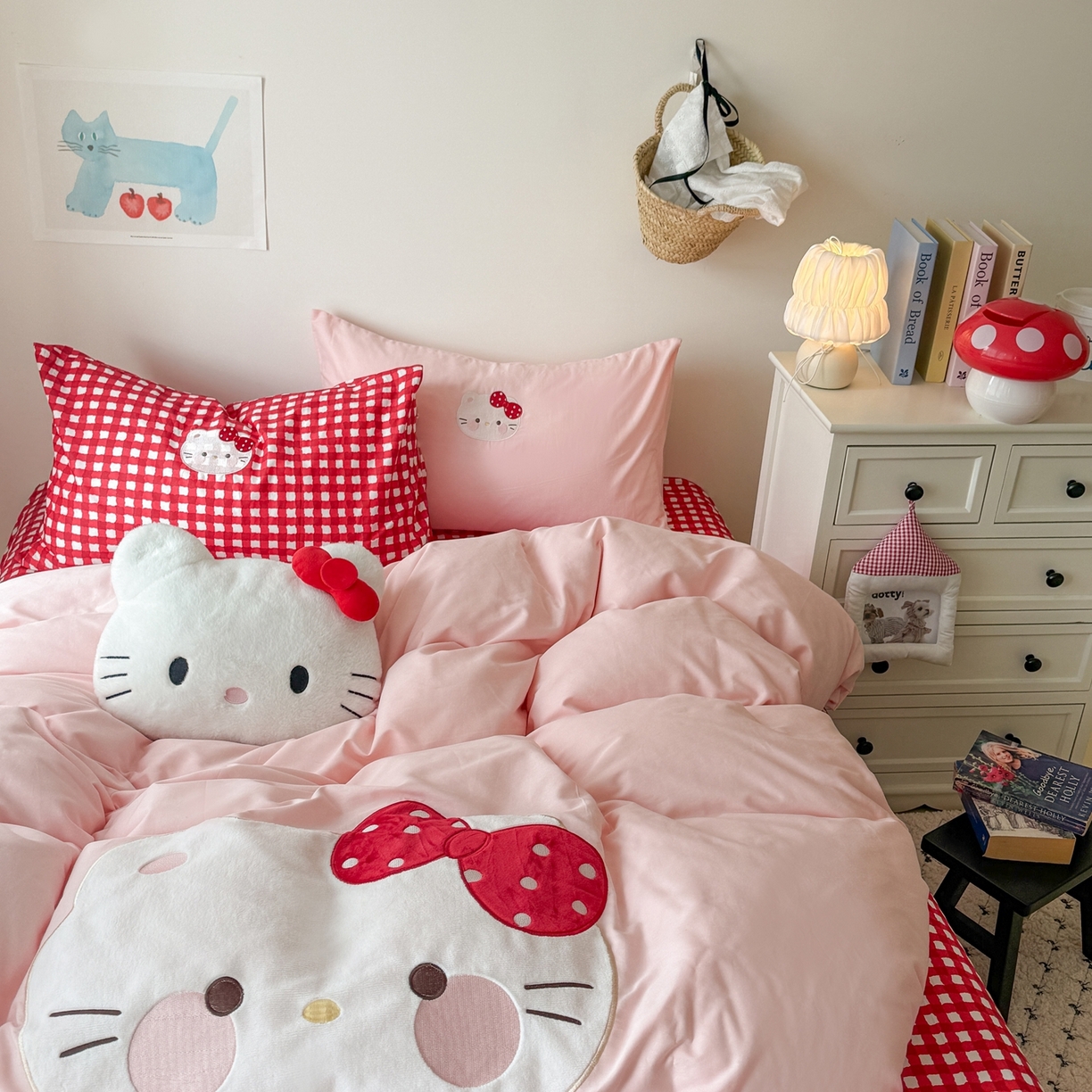 91家纺网 家纺一手货源 找家纺 （总）美乐迪家纺 2026新款卡通13372全棉纯棉贴布绣四件套