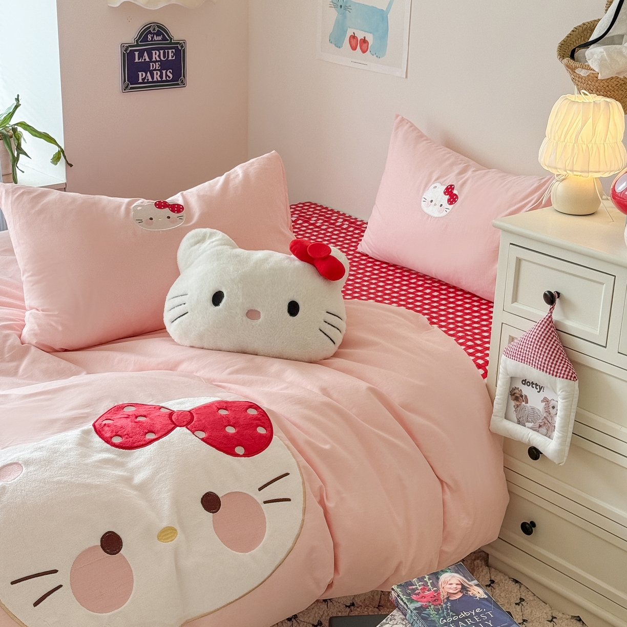 91家纺网 家纺一手货源 找家纺 （总）美乐迪家纺 2026新款卡通13372全棉纯棉贴布绣四件套