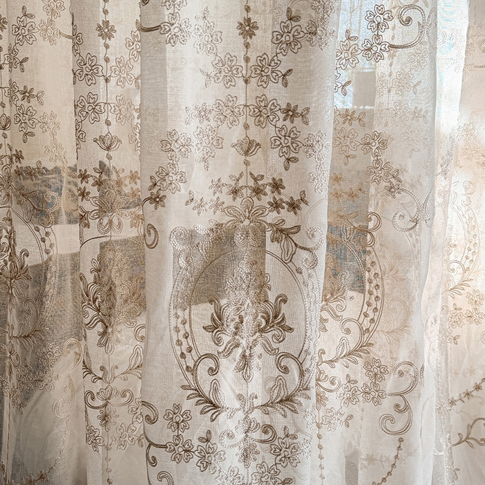 91家纺网 家纺一手货源 找家纺 （总）都市缘蚊帐 2026年新款3303多丽棉绣花工艺导轨宫廷蚊帐