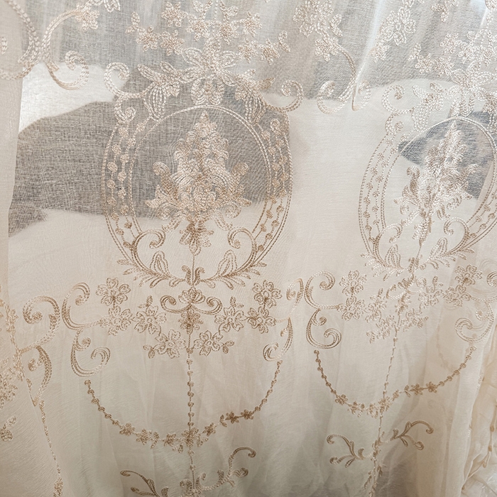 91家纺网 家纺一手货源 找家纺 （总）都市缘蚊帐 2026年新款3303多丽棉绣花工艺导轨宫廷蚊帐