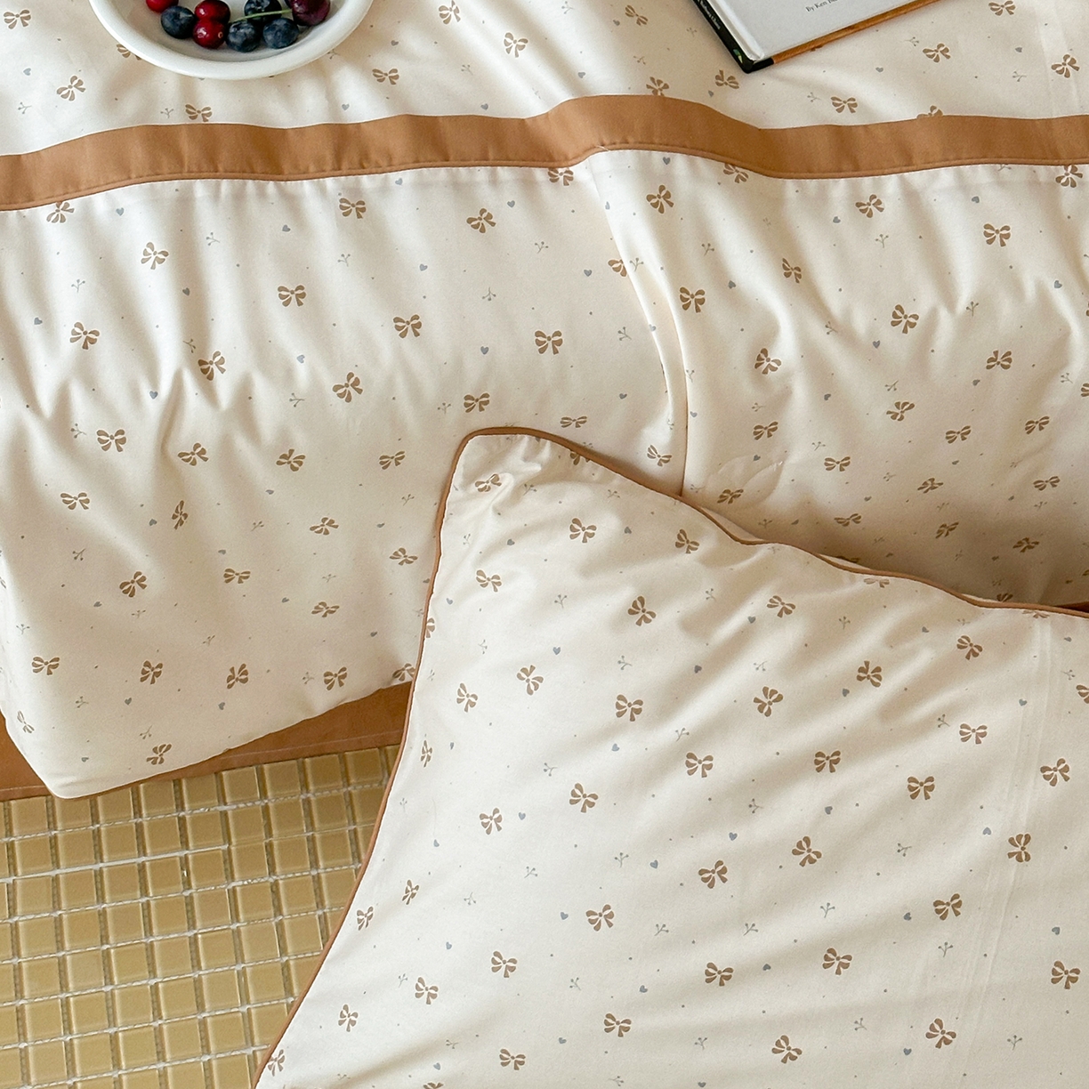 91家纺网 家纺一手货源 找家纺 一加一 2026新款活性印花透气工艺大豆夏被夏凉被空调被四件套-棉花叙 曼城蝴蝶