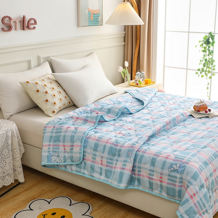 91家纺网 家纺一手货源 找家纺 （总）好欣怡家纺 2026新款超声波磨毛印花夏凉被