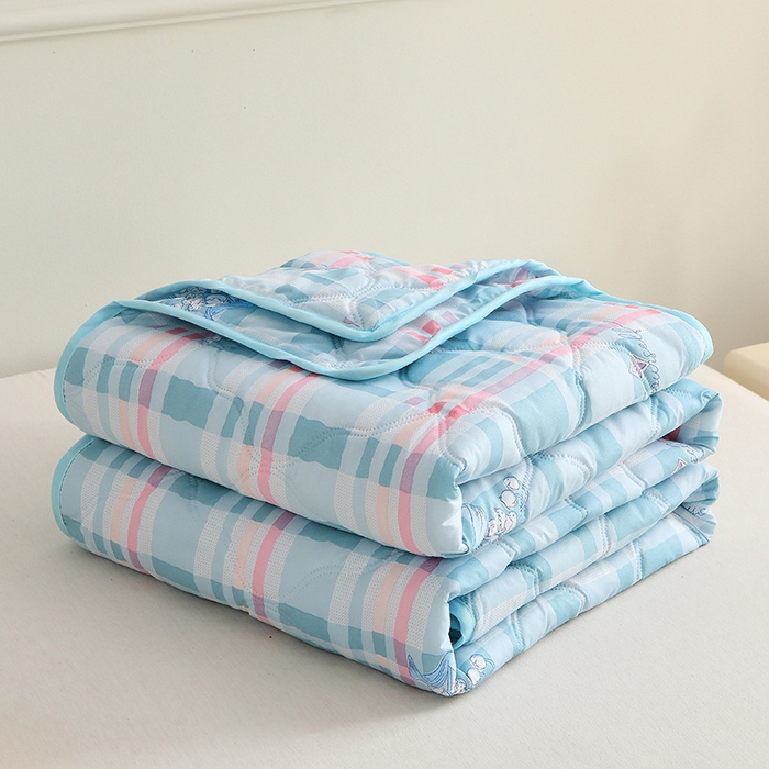 91家纺网 家纺一手货源 找家纺 （总）好欣怡家纺 2026新款超声波磨毛印花夏凉被