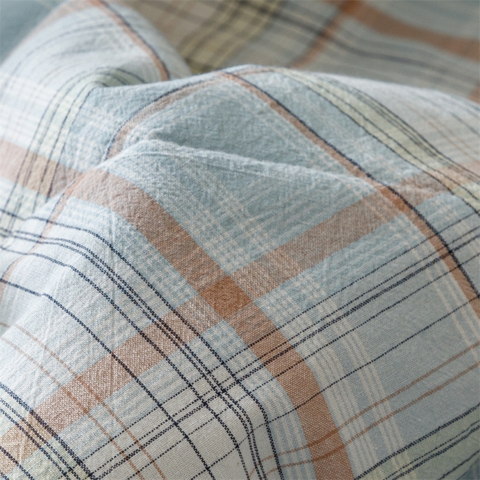 91家纺网 家纺一手货源 找家纺 恬思语家纺 2026新款全棉纯棉色织水洗棉棉花夏被空调被夏凉被四件套 霍格 兰