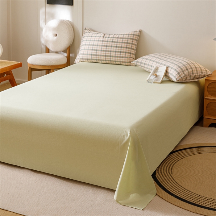 91家纺网 家纺一手货源 找家纺 恬思语家纺 2026新款全棉纯棉色织水洗棉棉花夏被空调被夏凉被四件套 棉芷 绿