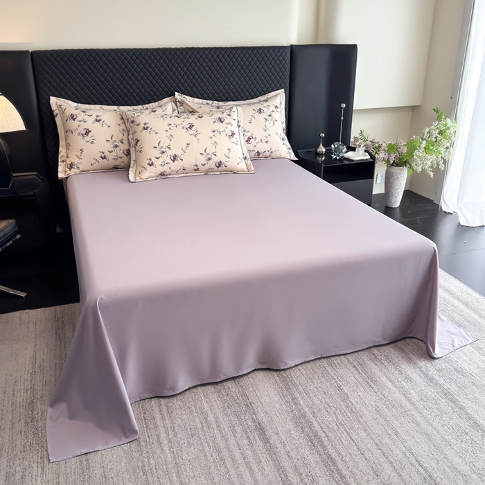 91家纺网 家纺一手货源 找家纺 赛丽雅 2026新款拼角轻奢冰丝凉感夏被四件套 安妮