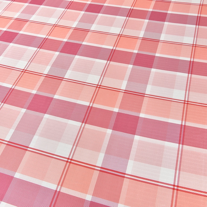 91家纺网 家纺一手货源 找家纺 念家居 2026新款轻奢可机洗水洗床单款高密大版斜纹冰丝凉席三件套 红白格纹