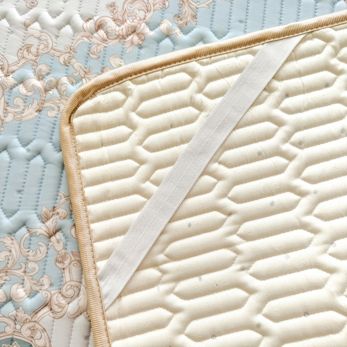 91家纺网 家纺一手货源 找家纺 美丽折家纺 2026新款0.6厚乳胶凉席印花系列 罗马假日