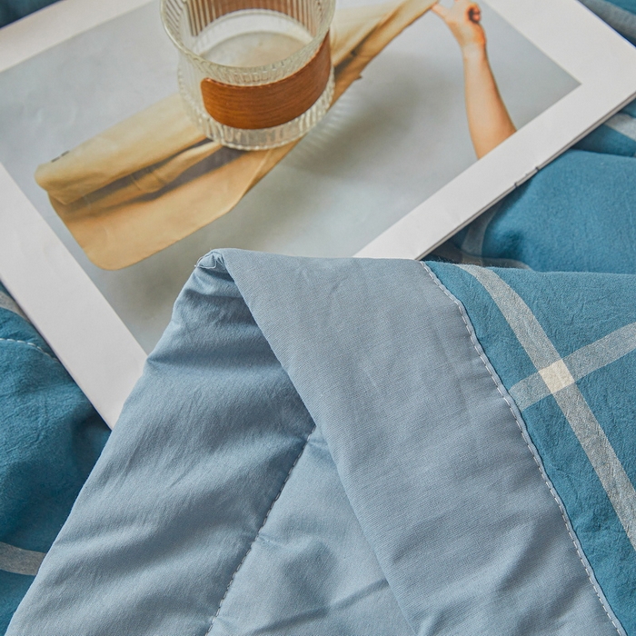 91家纺网 家纺一手货源 找家纺 牛魔王家居 2026新款A类水洗棉新疆棉花夏被 被子被芯 马卡龙