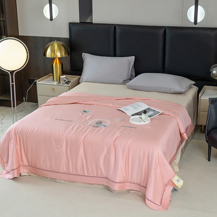 91家纺网 家纺一手货源 找家纺 （总）太阳羽家纺 2026新款60支天丝提花镂空夏被夏凉被空调被冰豆系列