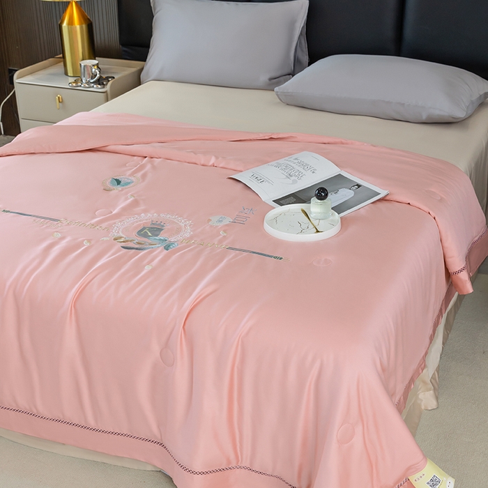 91家纺网 家纺一手货源 找家纺 （总）太阳羽家纺 2026新款60支天丝提花镂空夏被夏凉被空调被冰豆系列