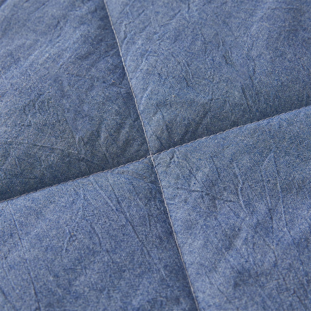 91家纺网 家纺一手货源 找家纺 2026新款A类里外全棉夏凉被100%新疆棉纯棉全棉填充烫画款空调被夏被 全棉烫画-海洋蓝