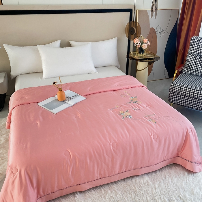 91家纺网 家纺一手货源 找家纺 （总）太阳羽家纺 2026新款亲肤柔软柠檬天丝夏被被子被芯