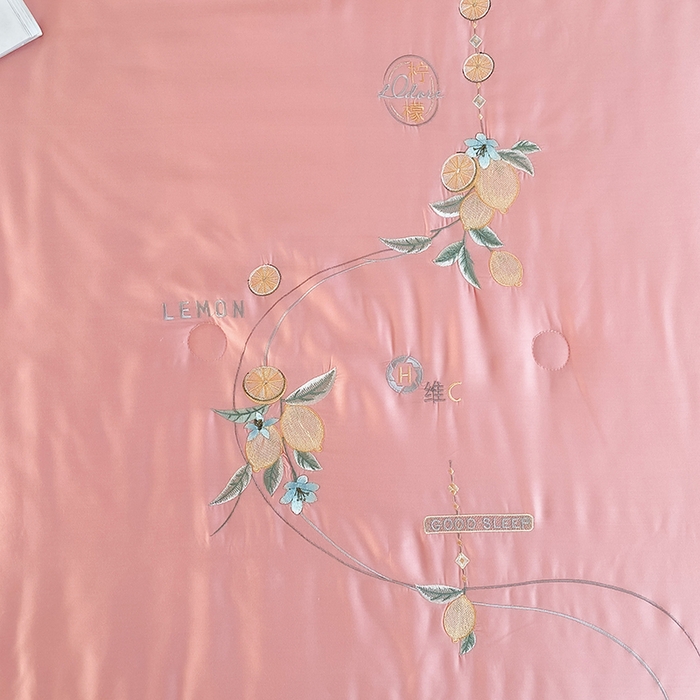 91家纺网 家纺一手货源 找家纺 （总）太阳羽家纺 2026新款亲肤柔软柠檬天丝夏被被子被芯