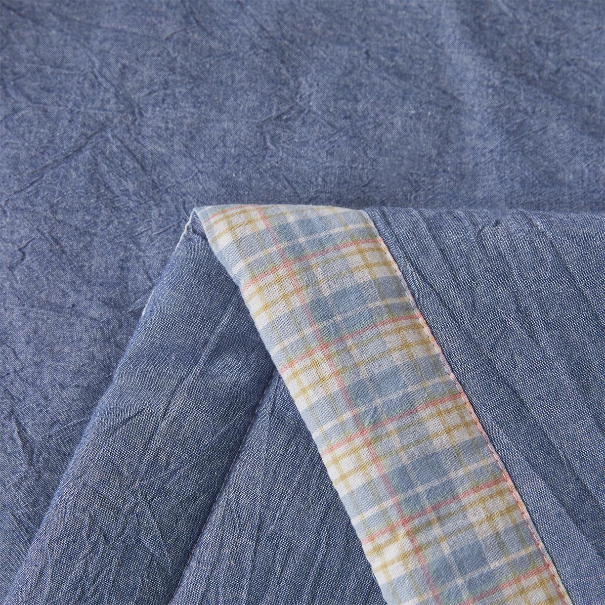 91家纺网 家纺一手货源 找家纺 2026新款A类里外全棉夏凉被100%新疆棉纯棉全棉填充烫画款空调被夏被 全棉烫画-海洋蓝