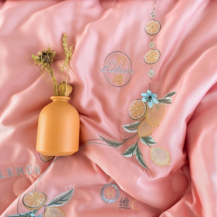 91家纺网 家纺一手货源 找家纺 （总）太阳羽家纺 2026新款亲肤柔软柠檬天丝夏被被子被芯