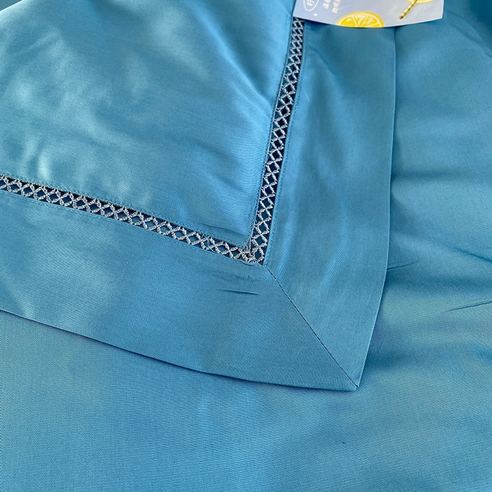 91家纺网 家纺一手货源 找家纺 太阳羽家纺 2026新款亲肤柔软柠檬天丝夏被被子被芯 柠檬-深蓝