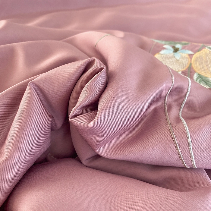 91家纺网 家纺一手货源 找家纺 太阳羽家纺 2026新款亲肤柔软柠檬天丝夏被被子被芯 柠檬-紫色