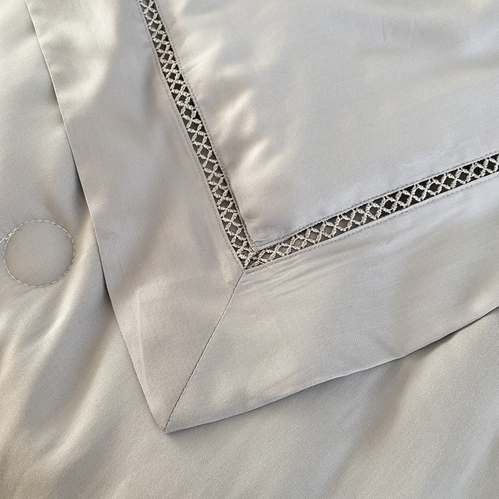 91家纺网 家纺一手货源 找家纺 太阳羽家纺 2026新款亲肤柔软柠檬天丝夏被被子被芯 柠檬-银灰