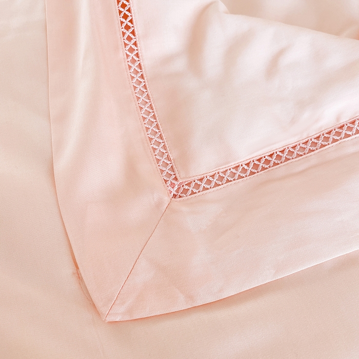 91家纺网 家纺一手货源 找家纺 太阳羽家纺 2026新款亲肤柔软柠檬天丝夏被被子被芯 柠檬-粉玉