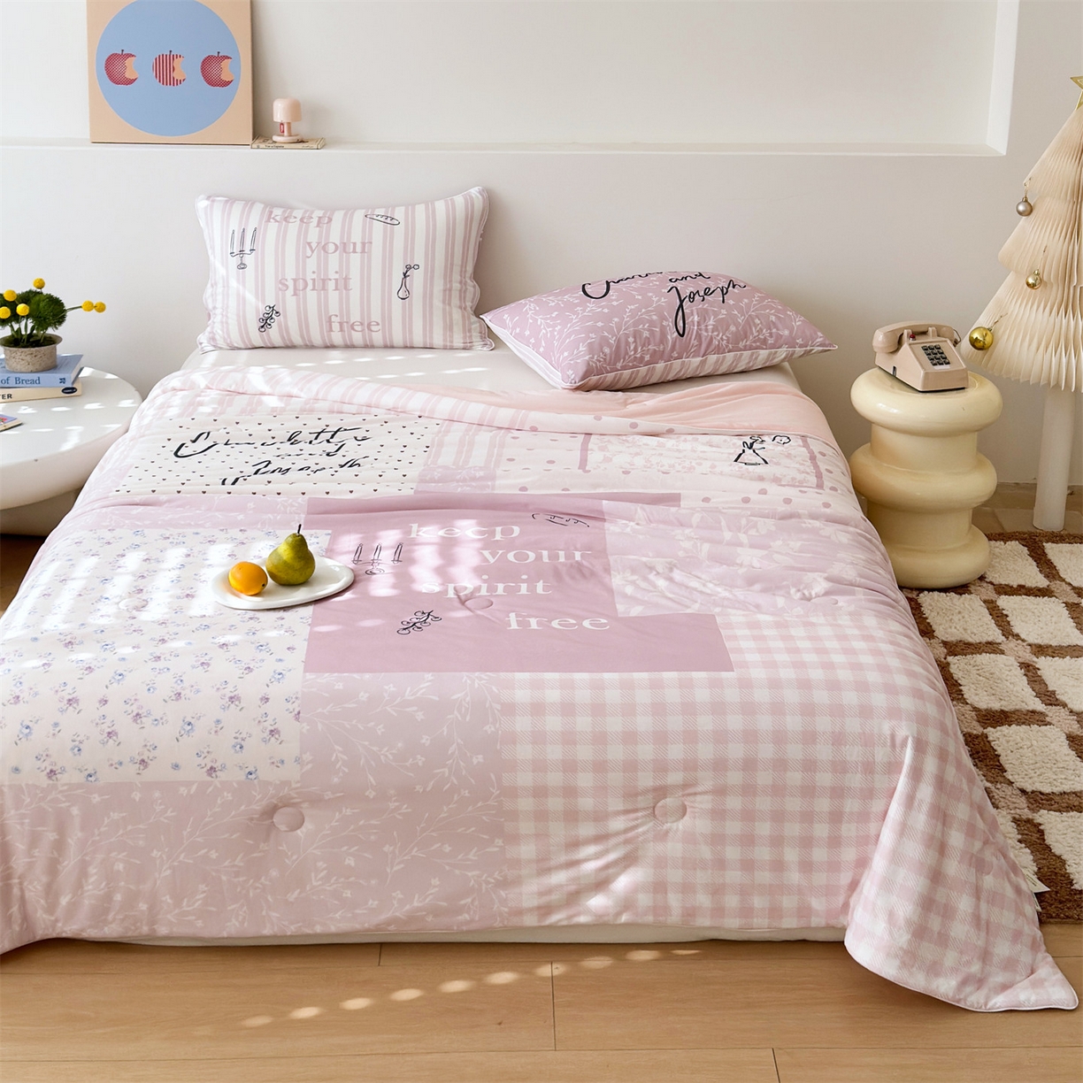 91家纺网 家纺一手货源 找家纺 （总）朵希曼 2026年牛奶针织棉大版卡通夏被夏凉被空调被