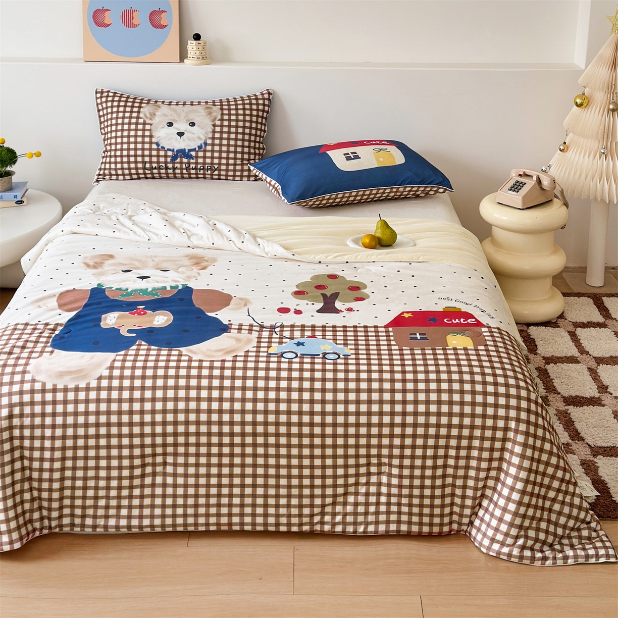 91家纺网 家纺一手货源 找家纺 （总）朵希曼 2026年牛奶针织棉大版卡通夏被夏凉被空调被