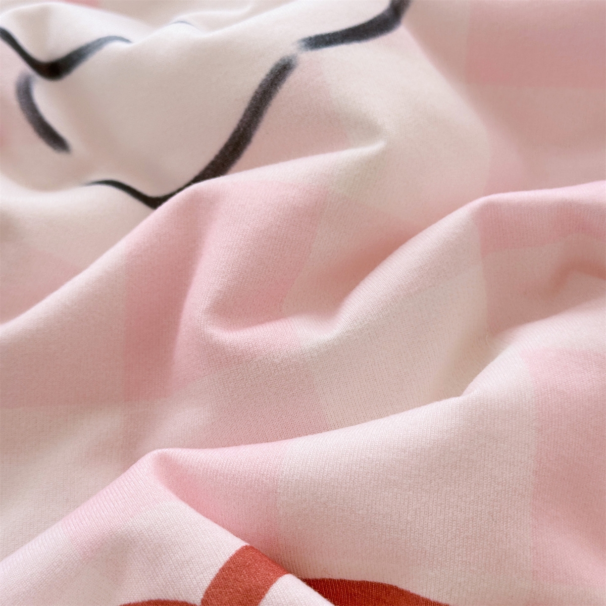 91家纺网 家纺一手货源 找家纺 朵希曼 2026年牛奶针织棉大版卡通夏被夏凉被空调被 甜心萌宠